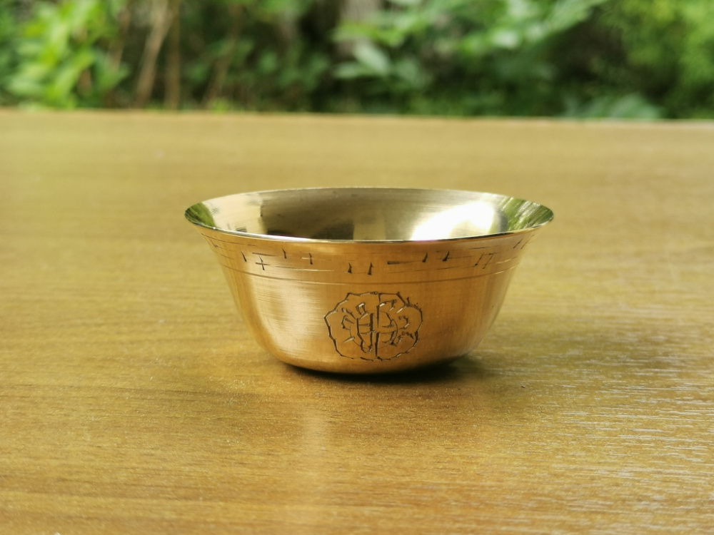 Opferschalen Set mit Gravur | 7 Altarschälchen | Wahl aus 2 verschiedenen Größen